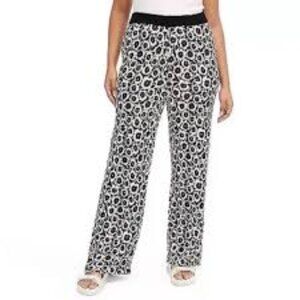 Women's High Waisted Neutral Sweaterknit Poppy Flare Pants - DVF for Target XXS